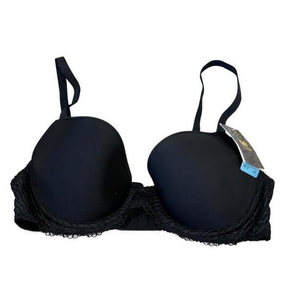 Wacoal La Femme Contour Bra 853117 Black 32C NWT - Picture 2 of 3